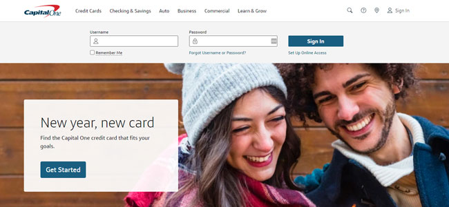 Capital One Review Homepage